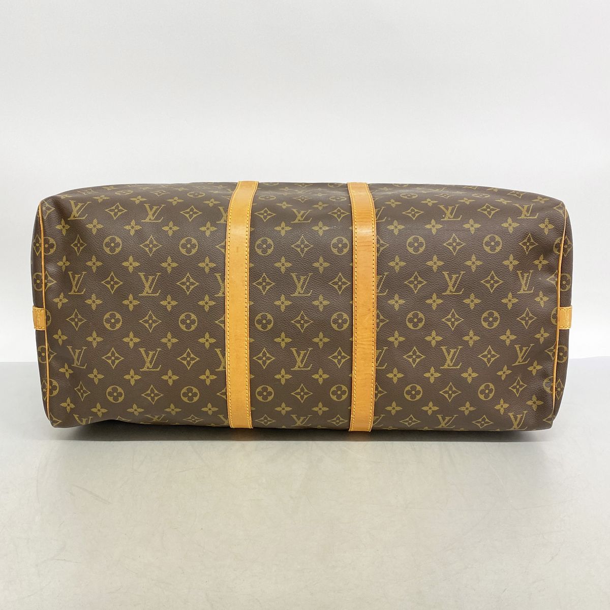 Louis Vuitton Boston Bag Monogram Keepall Bandouliere 55 Brown — view 3