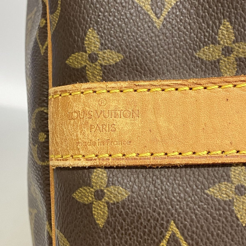 Louis Vuitton Boston Bag Monogram Keepall Bandouliere 55 Brown — view 5