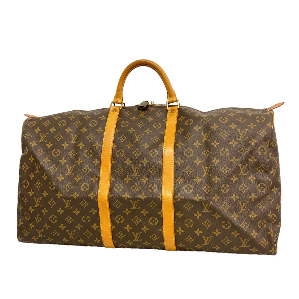 Louis Vuitton Boston Bag Monogram Keepall 60 Brown
