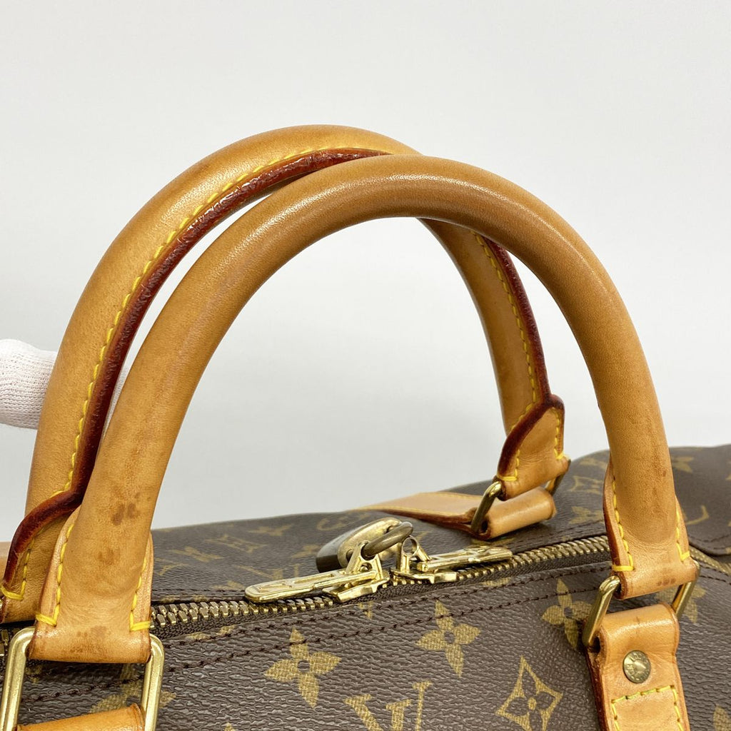 Louis Vuitton Boston Bag Monogram Keepall 60 Brown — view 7