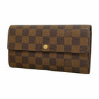 Louis Vuitton Wallet Damier Portefeuille Sarah Ebene