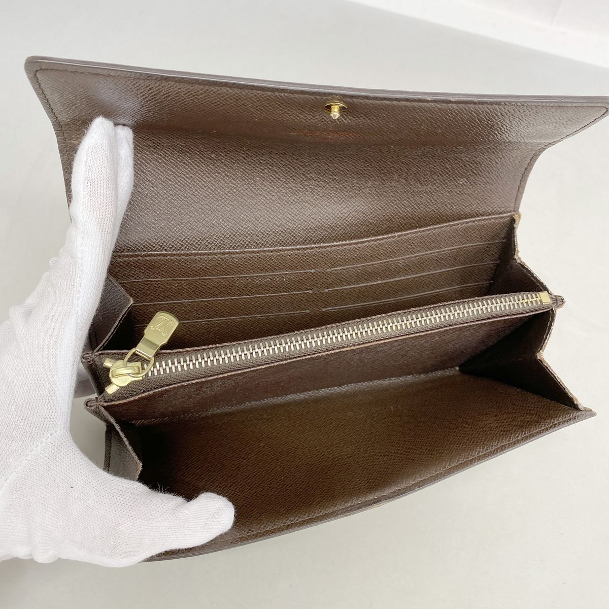 Louis Vuitton Wallet Damier Portefeuille Sarah Ebene — view 3