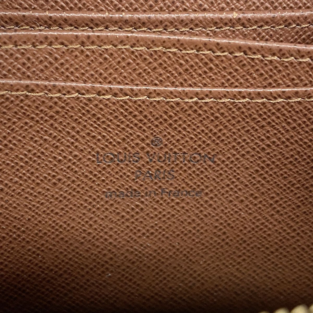 Louis Vuitton Coin Purse Monogram Zippy Brown — view 4