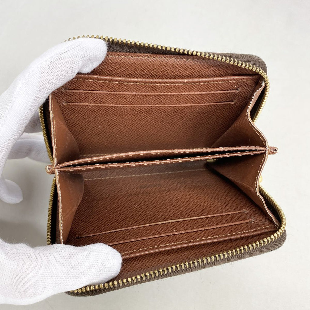 Louis Vuitton Coin Purse Monogram Zippy Brown — view 3