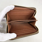 Louis Vuitton Coin Purse Monogram Zippy Brown — view 3