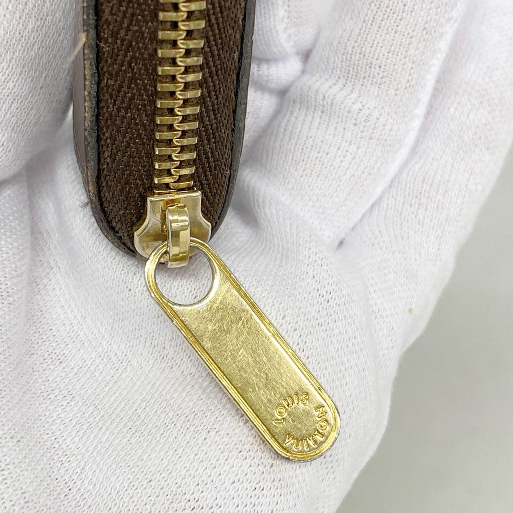 Louis Vuitton Coin Purse Monogram Zippy Brown — view 8