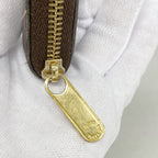Louis Vuitton Coin Purse Monogram Zippy Brown — view 8