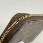 Louis Vuitton Coin Purse Monogram Zippy Brown — view 6