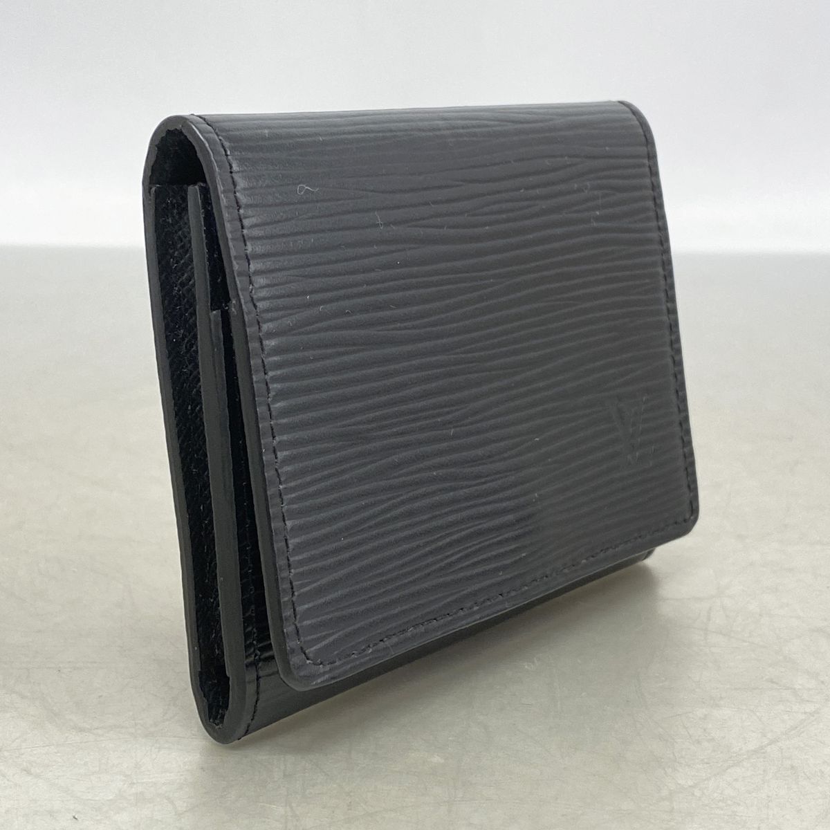 Louis Vuitton Business Card Case Epi Envelope Holder NM Noir — view 2