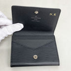 Louis Vuitton Business Card Case Epi Envelope Holder NM Noir — view 7