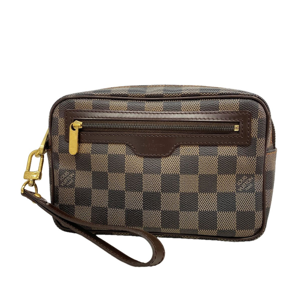 Louis Vuitton Clutch Damier Pochette Billet Macao Ebene