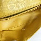 Chanel Shoulder Bag Mini Quilted Caviar Leather Yellow Gold — view 4