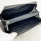 Chanel Wallet Quilted Caviar Leather Black Silver — view 3