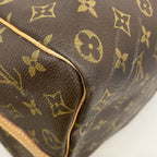 Louis Vuitton Boston Bag Monogram Keepall Bandouliere 50 Brown — view 6