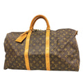 Louis Vuitton Boston Bag Monogram Keepall Bandouliere 50 Brown