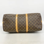 Louis Vuitton Boston Bag Monogram Keepall Bandouliere 50 Brown — view 3