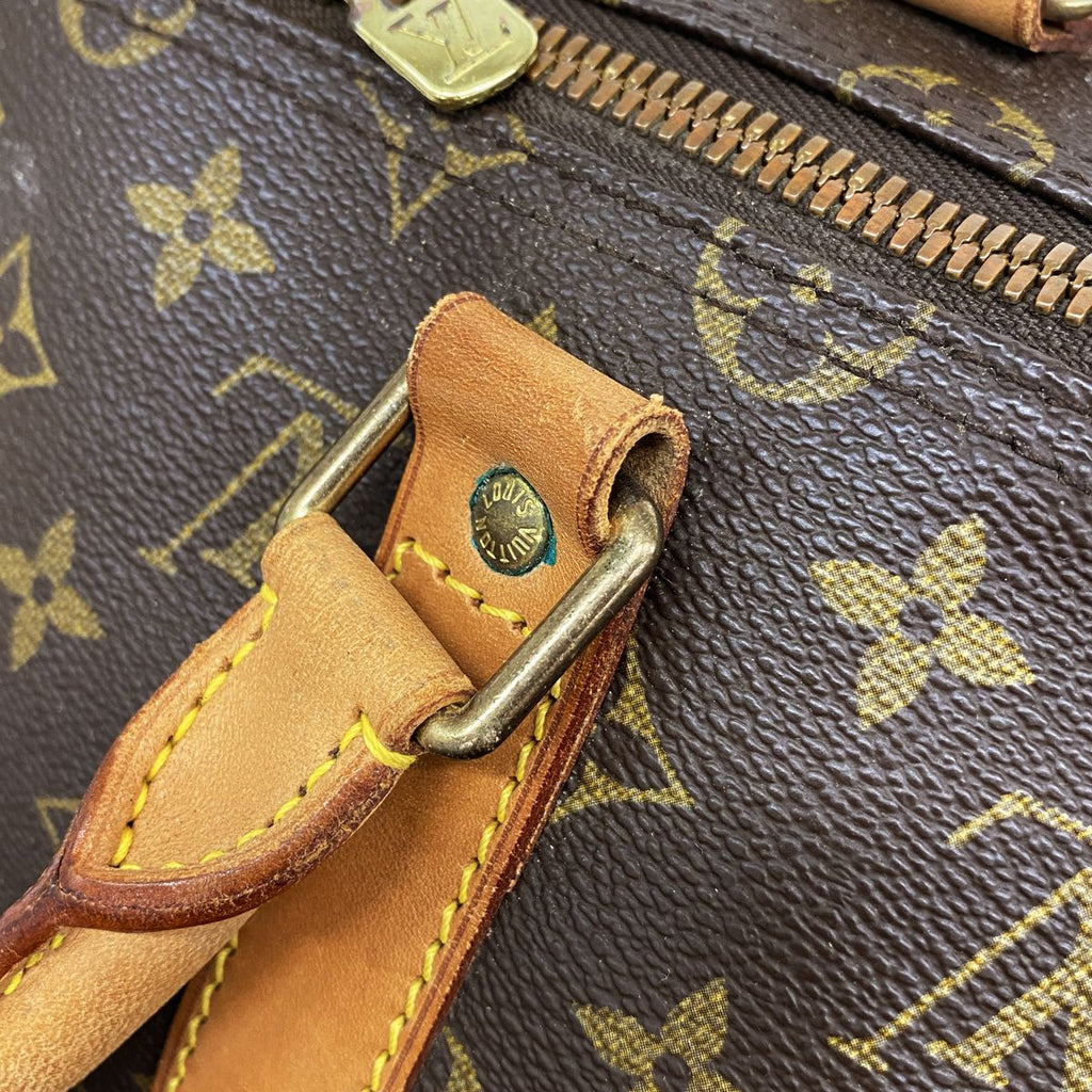 Louis Vuitton Boston Bag Monogram Keepall Bandouliere 50 Brown — view 8