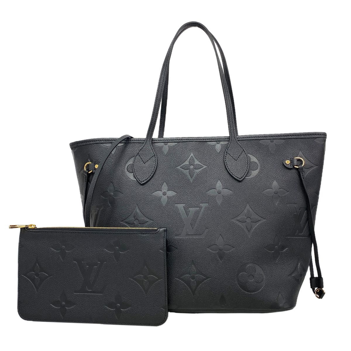 Louis Vuitton Tote Bag Monogram Empreinte Neverfull MM Noir