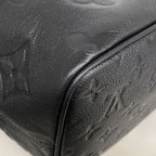 Louis Vuitton Tote Bag Monogram Empreinte Neverfull MM Noir — view 6