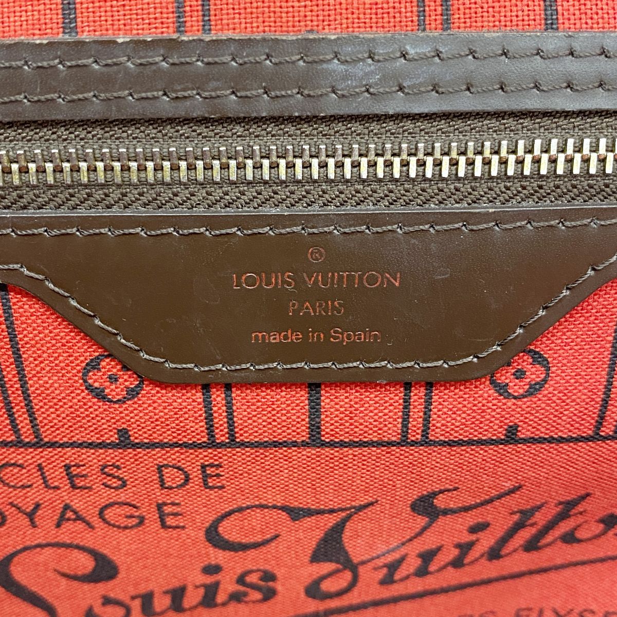 Louis Vuitton Tote Bag Damier Neverfull MM Ebene — view 5