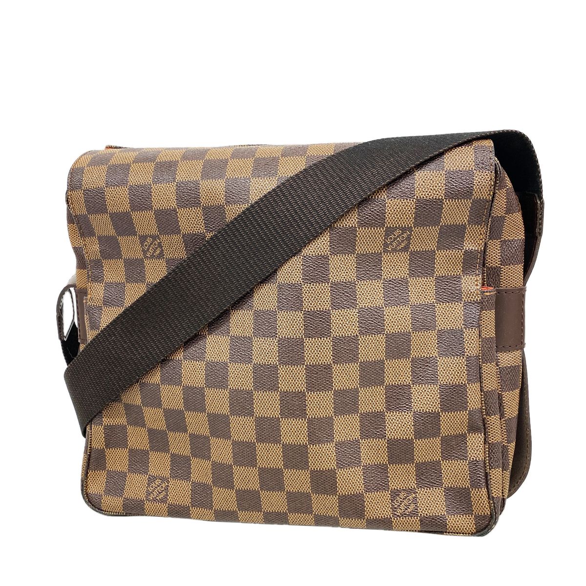 Louis Vuitton Shoulder Bag Damier Naviglio Ebene