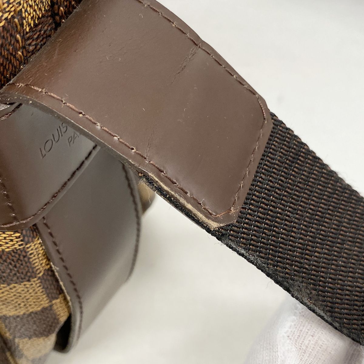 Louis Vuitton Shoulder Bag Damier Naviglio Ebene — view 7