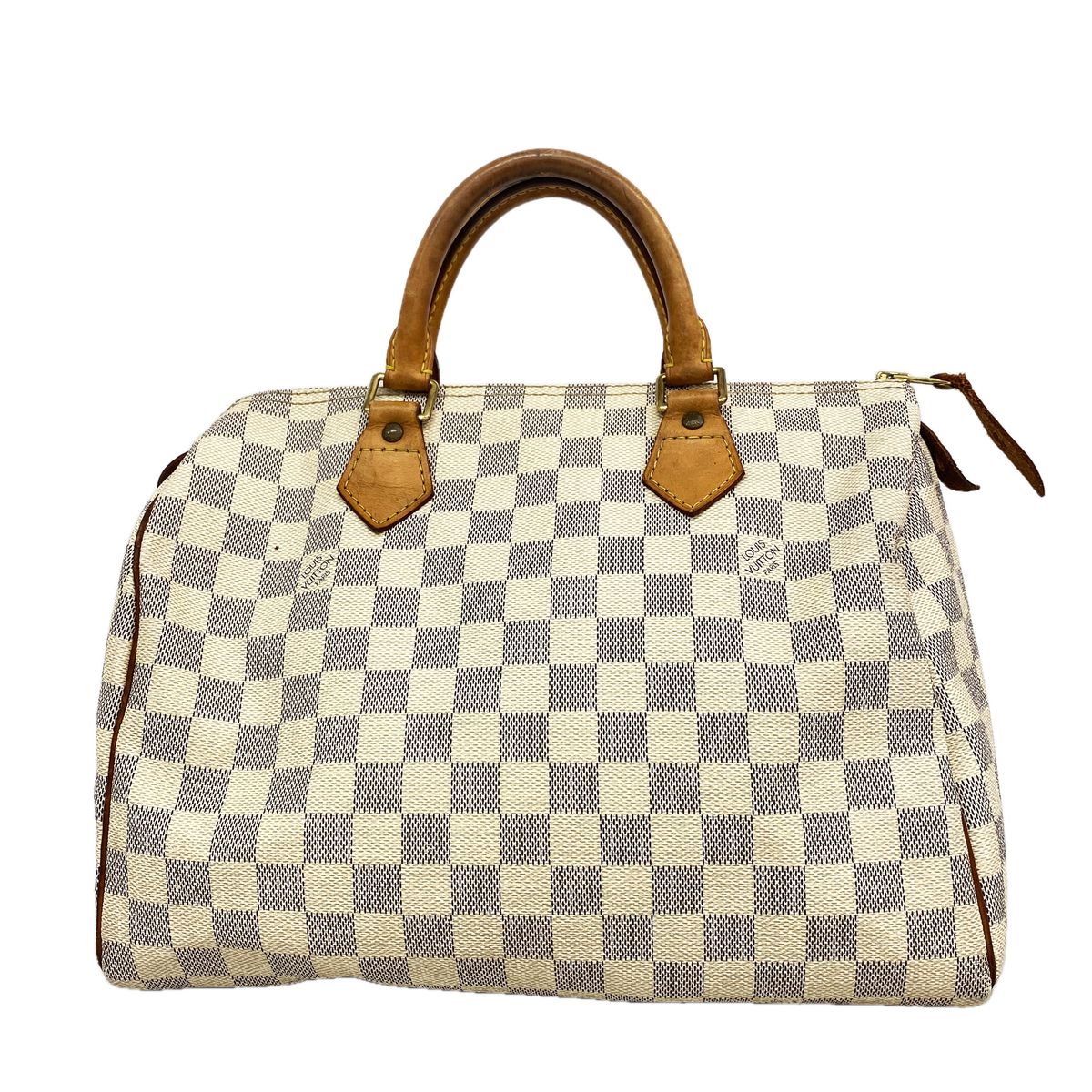 Louis Vuitton Handbag Damier Azur Speedy 30 White