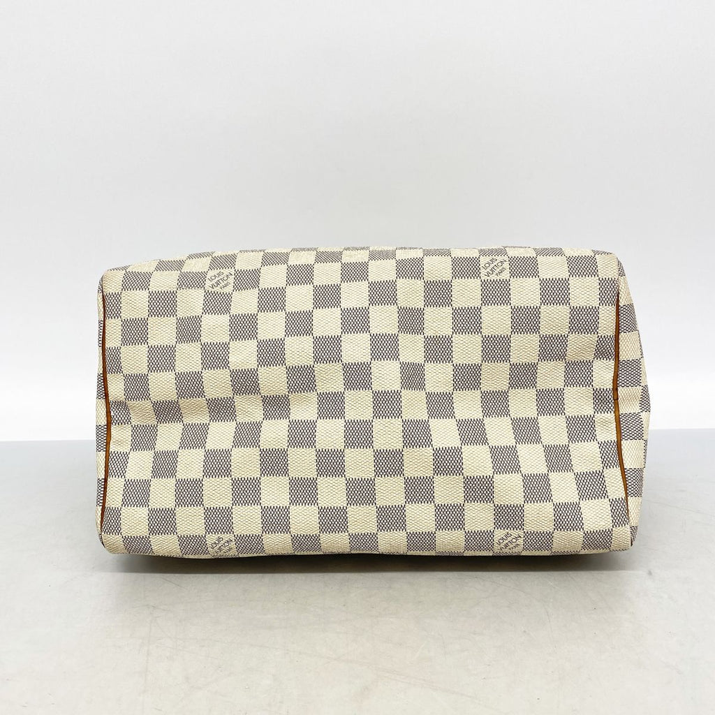 Louis Vuitton Handbag Damier Azur Speedy 30 White — view 3