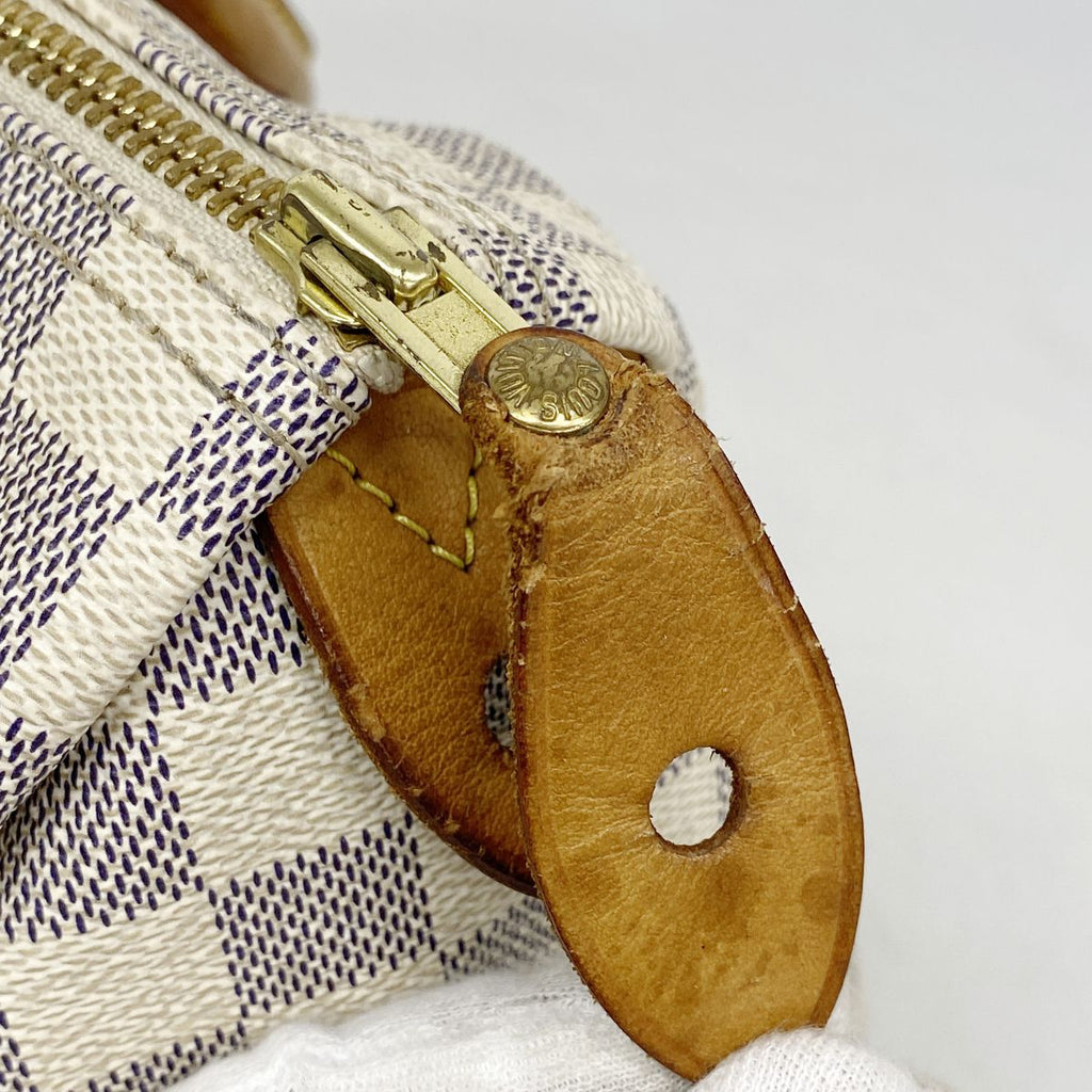 Louis Vuitton Handbag Damier Azur Speedy 30 White — view 6