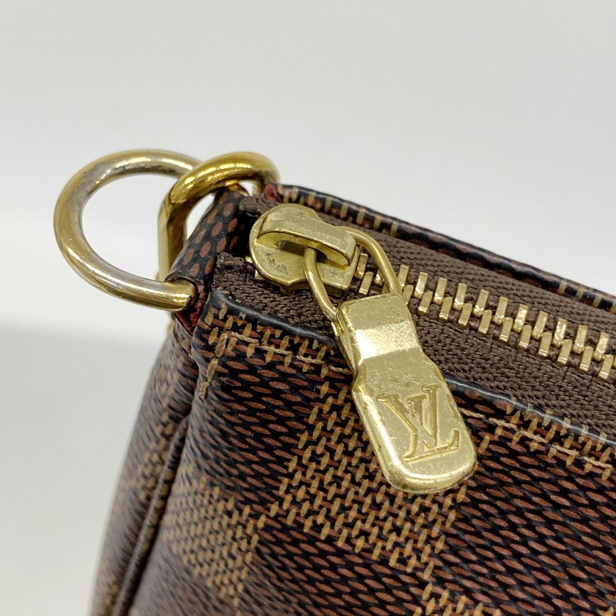 Louis Vuitton Pouch Damier Mini Pochette Accessoires Ebene — view 8
