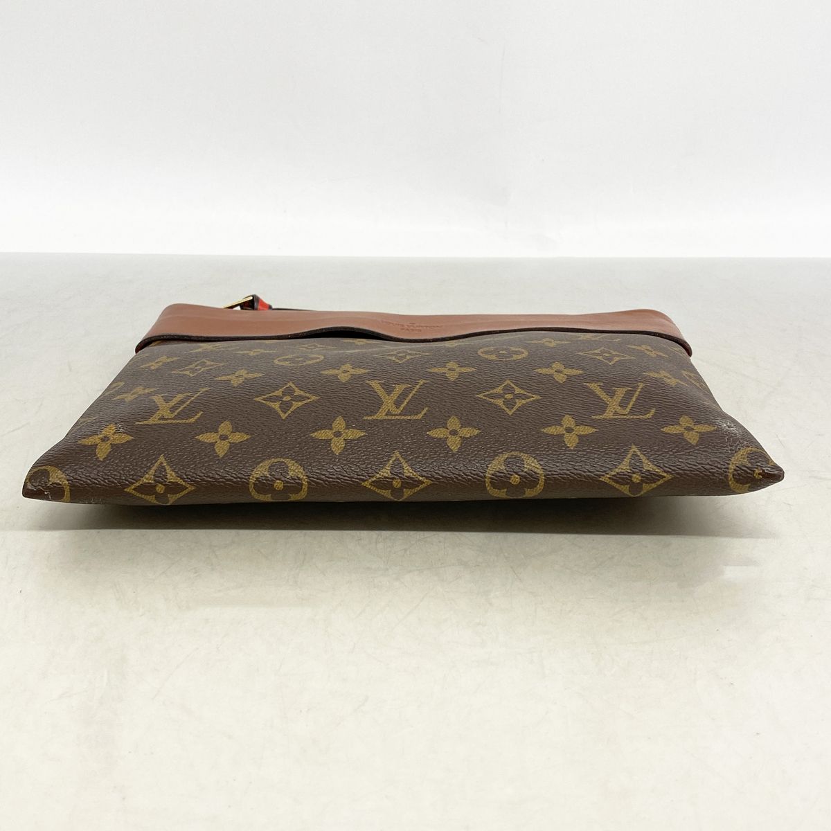 Louis Vuitton Clutch Monogram Pochette Tuileries Brown — view 3
