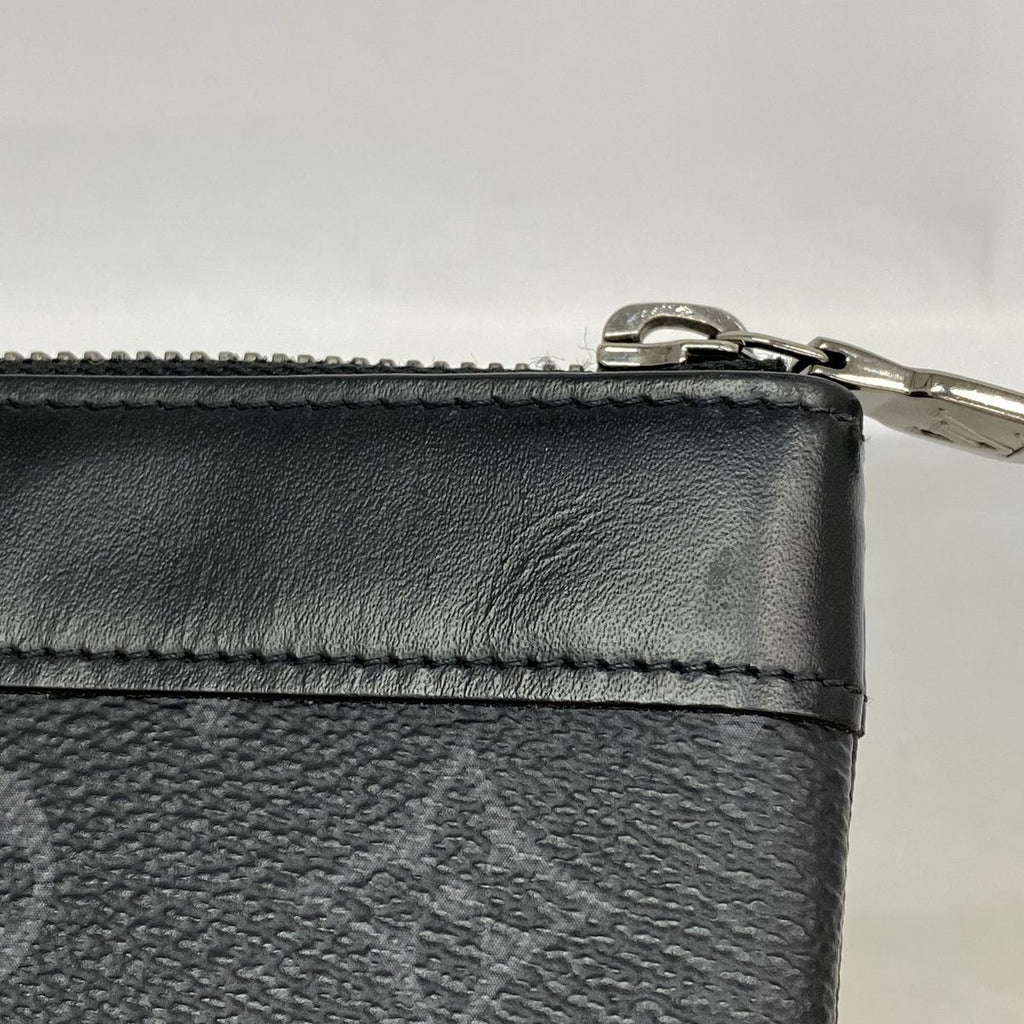 Louis Vuitton Pouch Monogram Eclipse Pochette Discovery PM Black — view 7