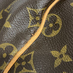 Louis Vuitton Boston Bag Monogram Keepall 55 Brown — view 6