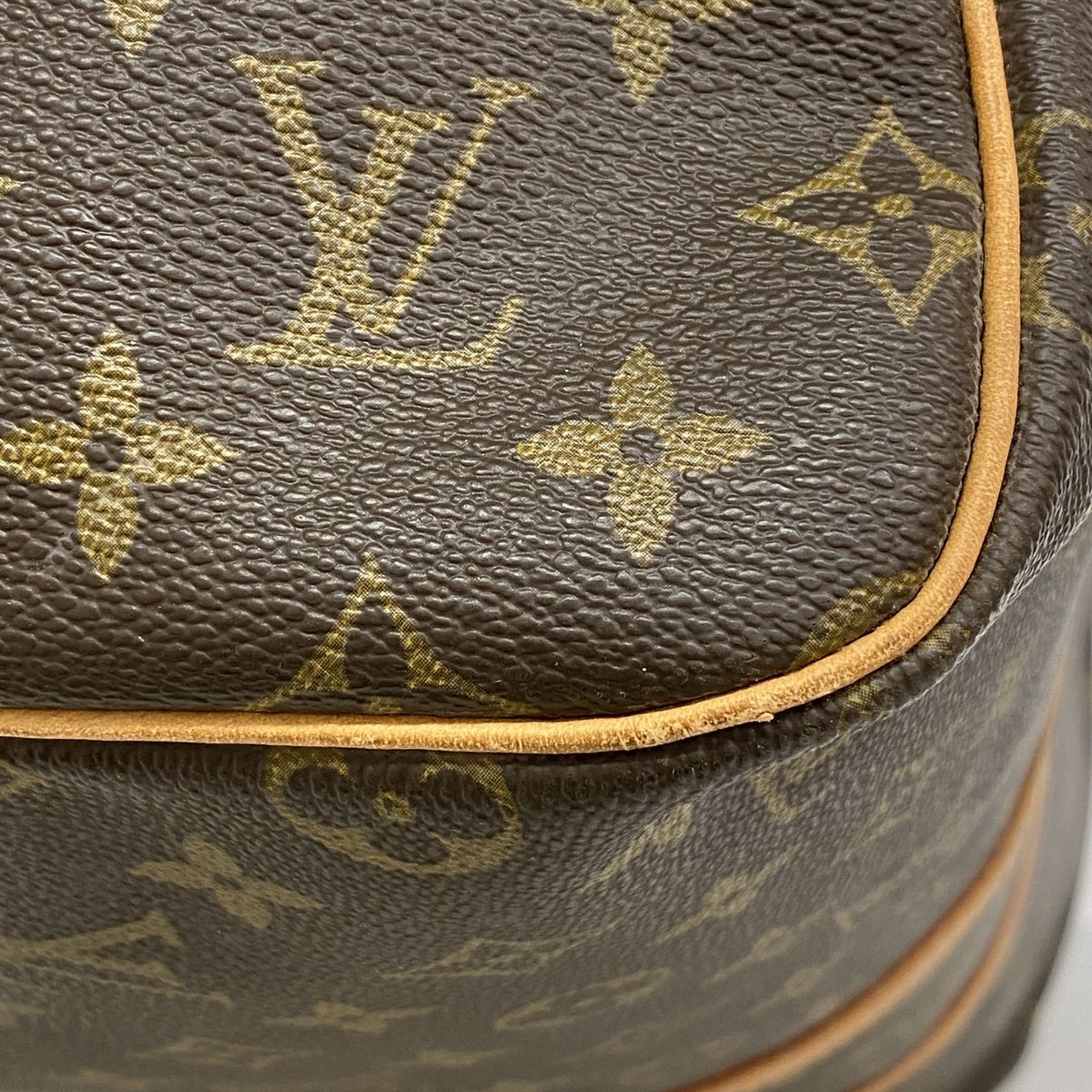 Louis Vuitton Boston Bag Monogram Keepall 55 Brown — view 7