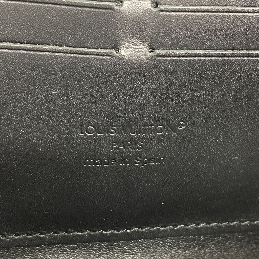 Louis Vuitton Wallet Monogram Midnight Zippy Horizontal Black — view 4