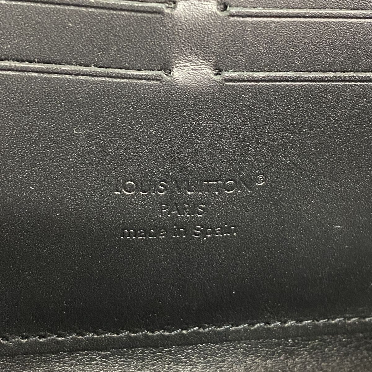 Louis Vuitton Wallet Monogram Midnight Zippy Horizontal Black — view 4