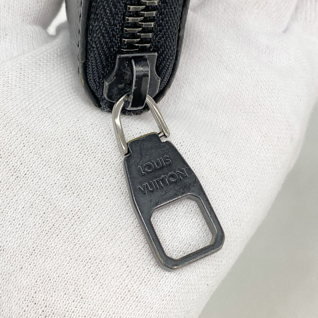 Louis Vuitton Wallet Monogram Midnight Zippy Horizontal Black — view 5