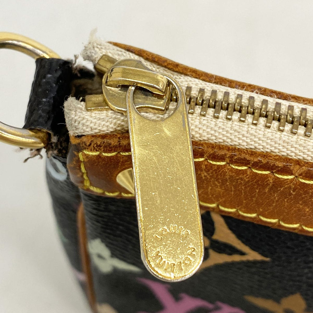 Louis Vuitton Pouch Monogram Multicolor Pochette Accessoires Noir — view 7