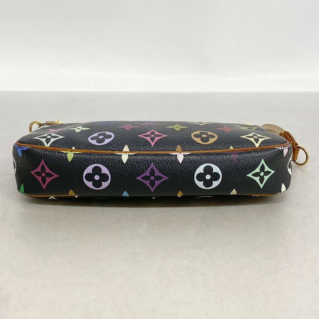 Louis Vuitton Pouch Monogram Multicolor Pochette Accessoires Noir — view 3