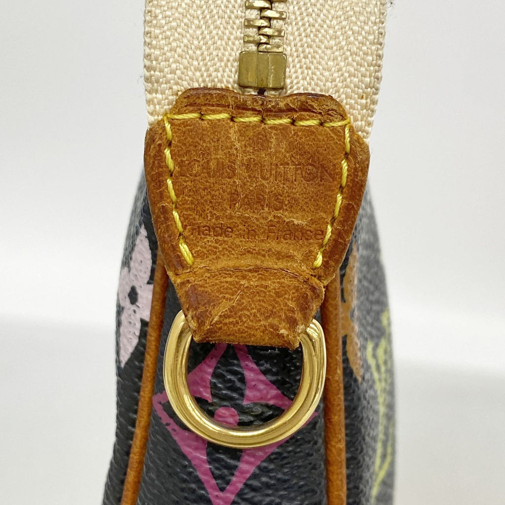 Louis Vuitton Pouch Monogram Multicolor Pochette Accessoires Noir — view 6