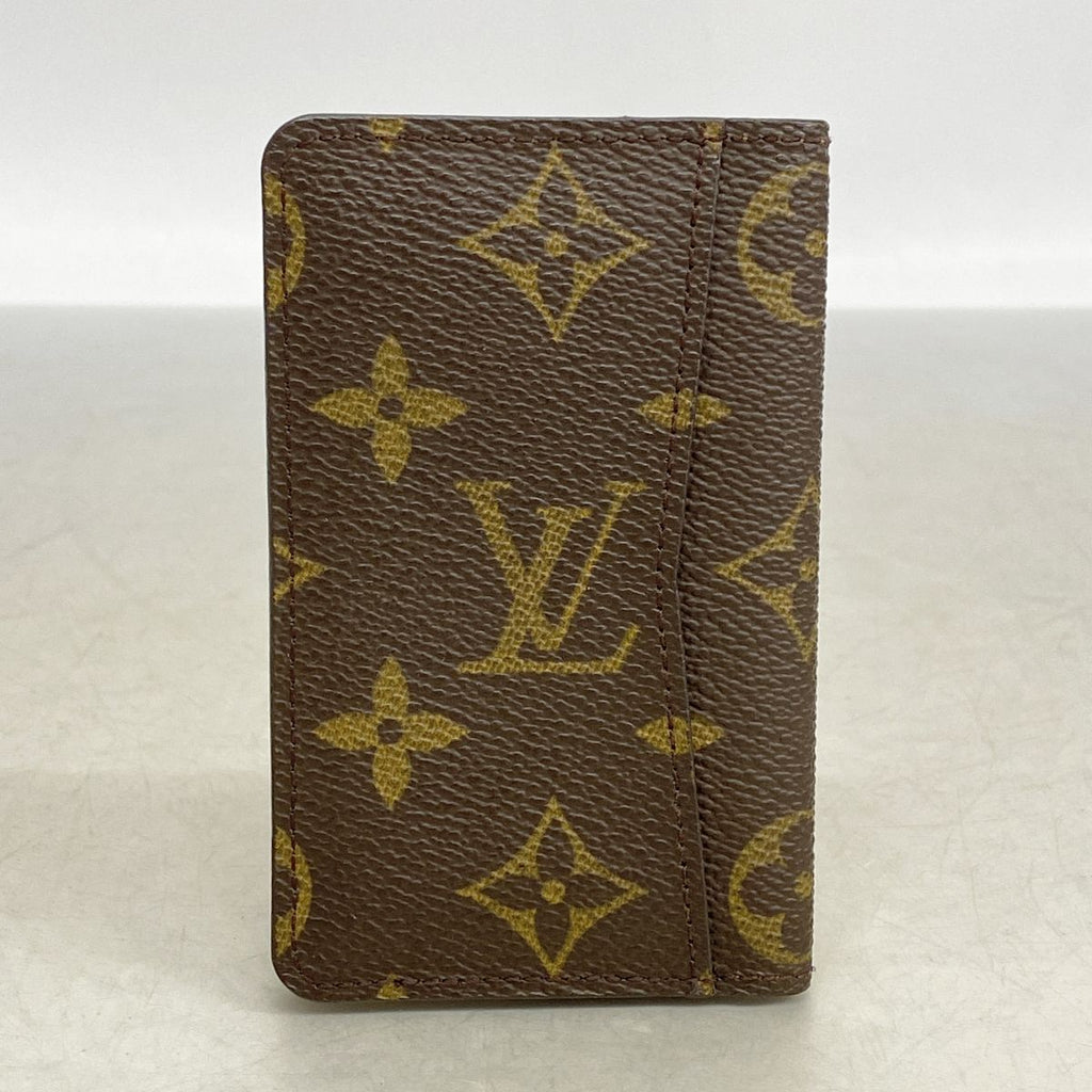 Louis Vuitton Card Case Monogram Pochette Carte de Visite Brown — view 7