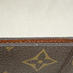 Louis Vuitton Card Case Monogram Pochette Carte de Visite Brown — view 6