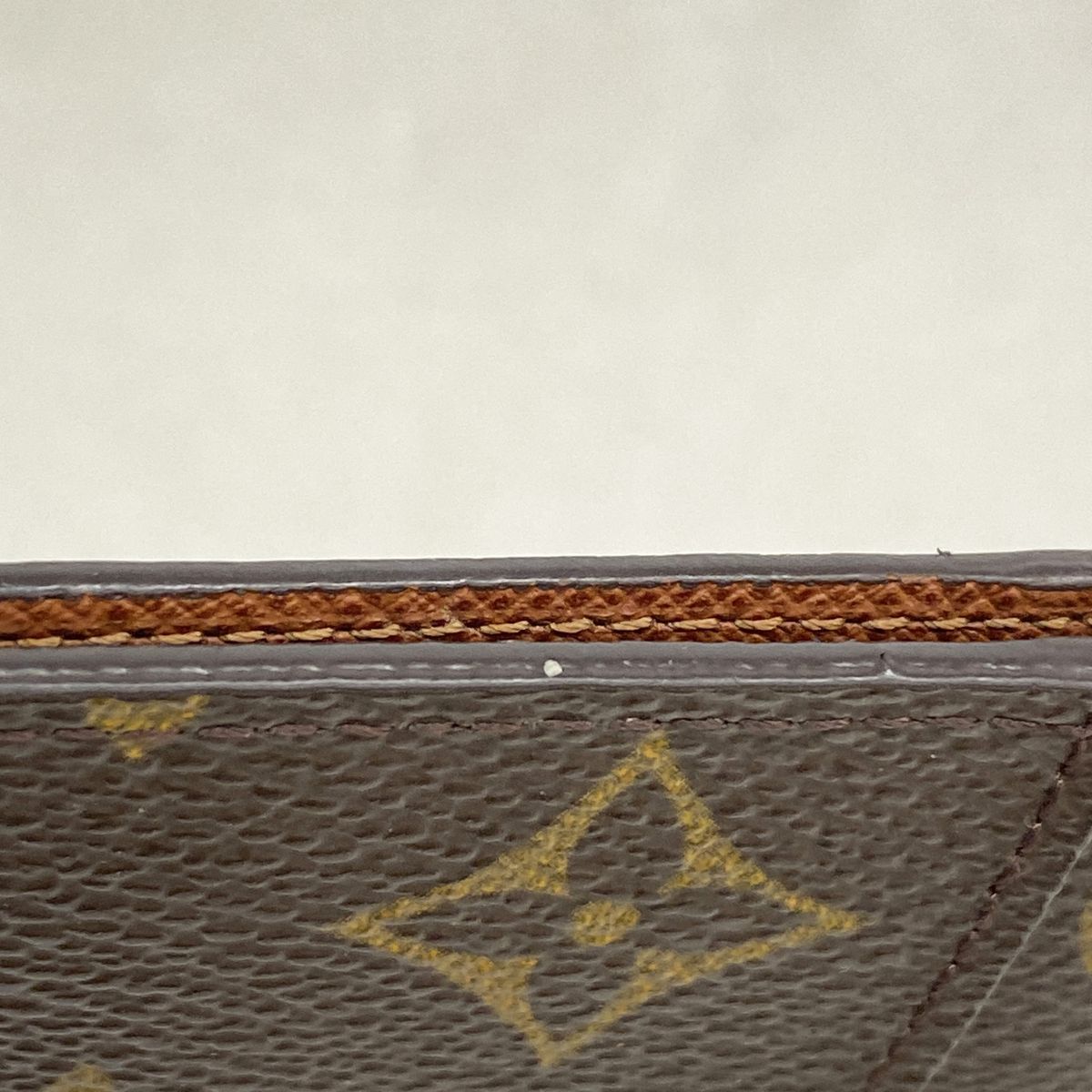 Louis Vuitton Card Case Monogram Pochette Carte de Visite Brown — view 6