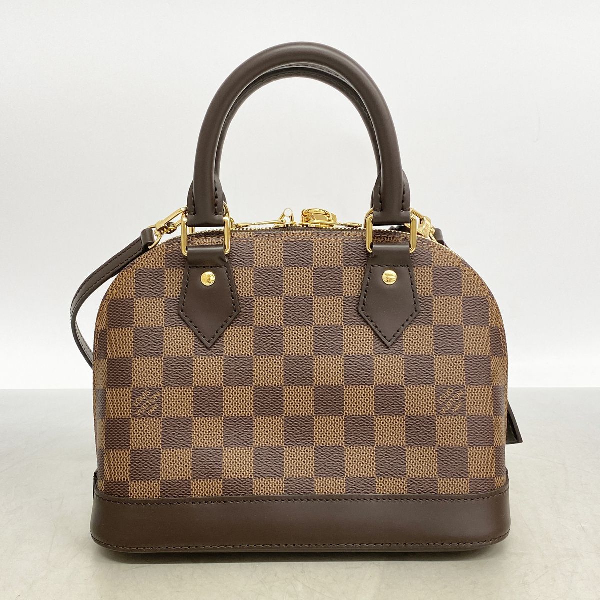 Louis Vuitton Handbag Damier Alma BB Ebene 2-Way Bag — view 6