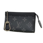 Louis Vuitton Coin Purse Monogram Eclipse Pochette Cles Voyage Black