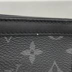 Louis Vuitton Coin Purse Monogram Eclipse Pochette Cles Voyage Black — view 6