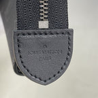 Louis Vuitton Coin Purse Monogram Eclipse Pochette Cles Voyage Black — view 5