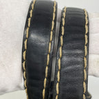Chanel Handbag Wild Stitch Leather Black Gold — view 8