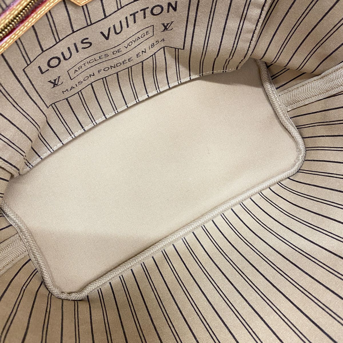 Louis Vuitton Tote Bag Monogram Neverfull MM Brown — view 4