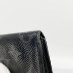 Louis Vuitton Coin Purse Monogram Eclipse Porte Monnaie Jour Black — view 5